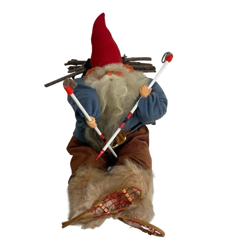 Vintage Artisan Christmas Nordic Gnome Handmade